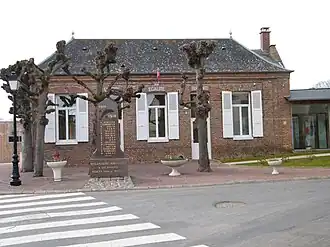 The town hall in Bellancourt