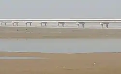 Bridge on Indus river at Chachran Sharif