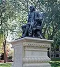Pedestal, Benjamin Franklin Statue, John J. Boyle, sculptor, University of Pennsylvania (1896–99).