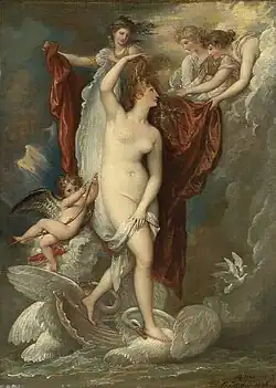 Venus At Her Birth Attired By The Three Graces, 1800