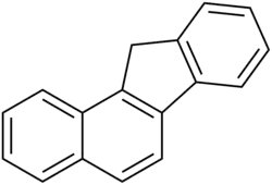 Chemical structure of benzo[a]fluorene