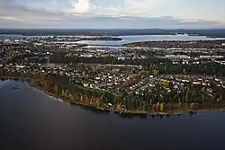 Aerial photo of Bergviken