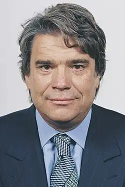 Portrait of Bernard Tapie, MEP, 1994.