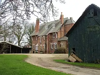 Former rectory in Bewholme, East Riding of Yorkshire. Designed by William Burges.