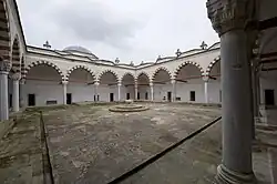 Courtyard of the medrese of the Bayezid II Complex in Edirne