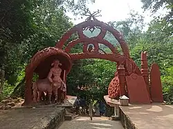 Main entrance of the Dham