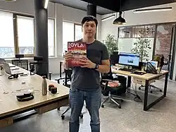 Gamzat Biyarov, Chief Editor of OYLA, at the magazine’s editorial office, 2024.