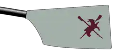 Image showing the rowing club's blade colours
