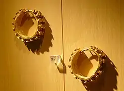 Gold earrings - 6th, 5th century BC.