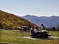 Picnic area at Brasstown Bald