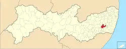 Location of Bonito in Pernambuco