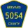 County Road 5054 marker
