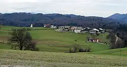 View of Brezje from Hinjce