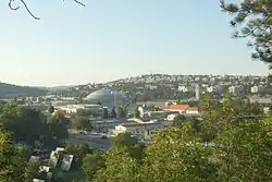 View of the Brno Exhibition Centre with Pisárky in the background