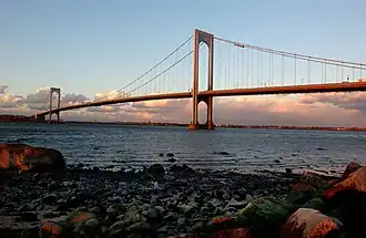 The Bronx–Whitestone Bridge as seen from Whitestone