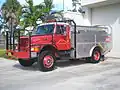 Brush 28, an off-road vehicle for clearing roads after hurricanes, drafting, and fighting brush and wildfires.