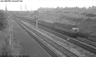 The original Hawthorns Halt in 1966
