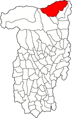 Location in Vâlcea County