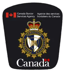 Shoulder flash of the CBSA