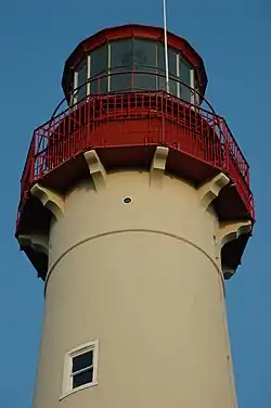The top of the Cape May Lighthouse on July 4, 2005