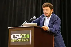 Massimo Polidoro participating in "The Investigators" panel at CSICon 2011 in New Orleans