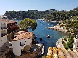 The bay of Aiguablava viewed from the village