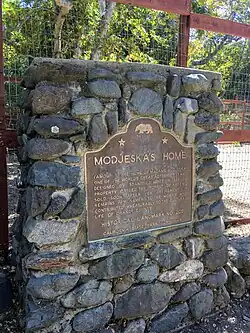Modjeska House marker