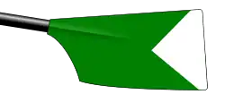 Image showing the rowing club's blade colours