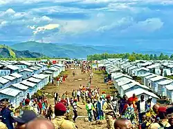 IDP camp north of Goma.
