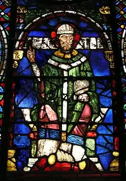 Thomas Becket figure from Canterbury Cathedral (13th century)