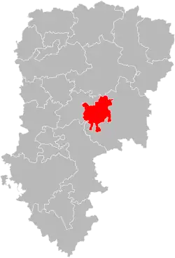 Situation of the canton of Laon-2 in the department of Aisne