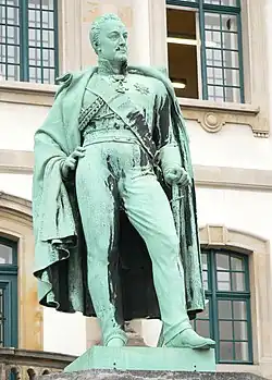 Statue of Charles Alten in Hanover, Germany by sculptor Heinrich Kümmel [de ]