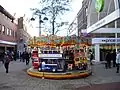 A carousel on High Street, in front of the Treaty Centre's entrance