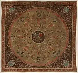 Carpet; by Robert Adam; 1770–1780; knotted wool; 505.5 x 473.1 cm; Metropolitan Museum of Art, New York City