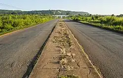The road to Guayabal outside Caimito