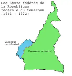 States of the Federal Republic of Cameroon (1961-1972)