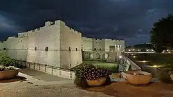 Castello di Barletta particolare notte