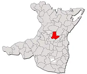 Location in Constanța County