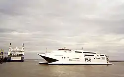 Catamaran Caen Express in 2004