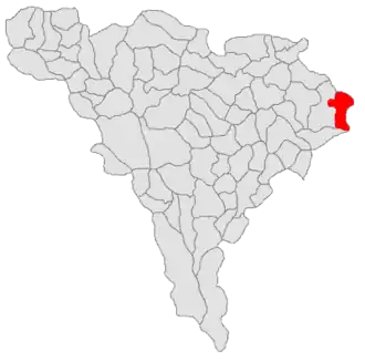 Location in Alba County