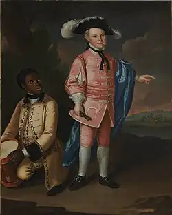Charles Calvert, eldest son of Benedict Swingate Calvert, painted by John Hesselius in 1761