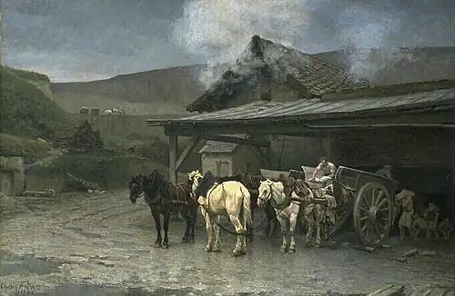 La plâtrière à Saint-Brice, 1883, Musée des Beaux-Arts de Bordeaux