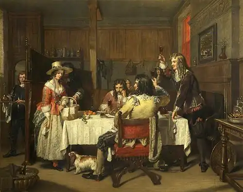 Nell Gwynn at the Tavern by Charles Landseer