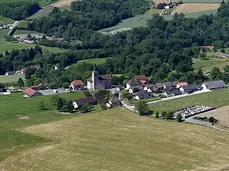 A general view of Verel-de-Montbel