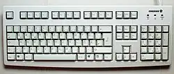 105-key Windows keyboard