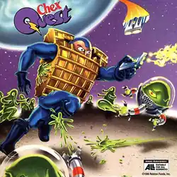 Cover art from the game's original CD sleeve as found in boxes of Chex cereal in 1997.
