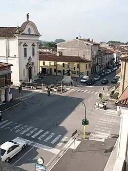 View of central Mozzecane