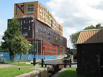 Will Alsop's Chips building in New Islington, 2007