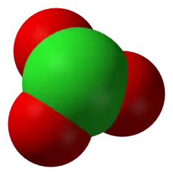 The chlorate ion