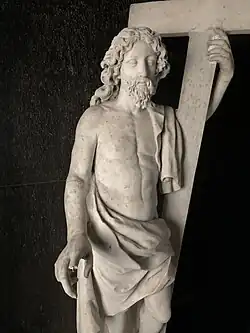 Christ with cross photographer Dominique Provost